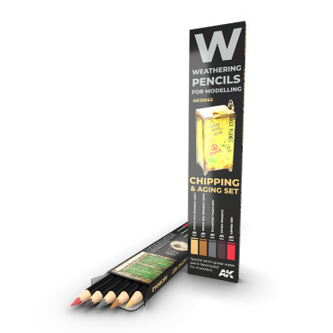 Weathering Pencils - Chipping & Aging Set