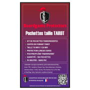 100 Pochettes Tarot 70x120mm | Boardgame Protectors