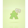 Colored Meeple Enamel Pin 4