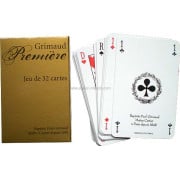 Playing cards 32 Belote Grimaud Gold