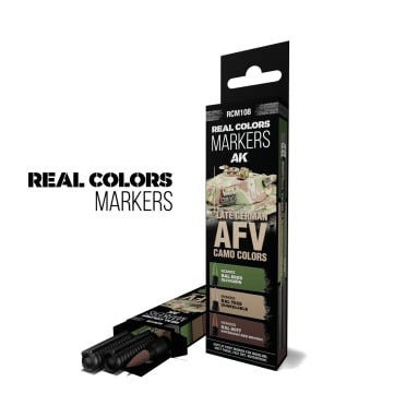 RC Markers Set - Late German AFV Camo Colors