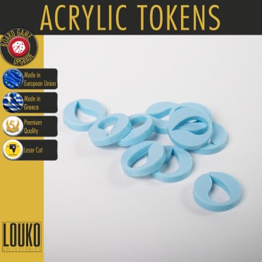 Upgrade Water Acrylic Tokens