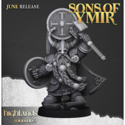 Highlands Miniatures - Sons of Ymir - Dwarf Prince x1