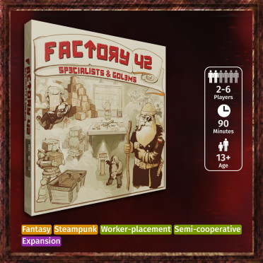 Factory 42: Specialists & Golems