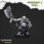 Highlands Miniatures - Moredhun's Orcs - Borgok Cass'Crane x1