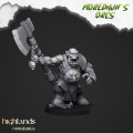 Highlands Miniatures - Moredhun's Orcs - Borgok Cass'Crane x1 0