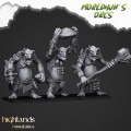 Highlands Miniatures - Moredhun's Orcs - Cave Trolls x3 0