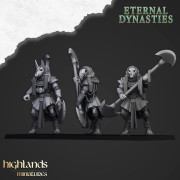 Highlands Miniatures - Eternal Dynasties - Ushabti X3