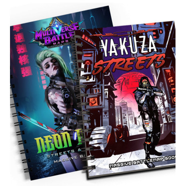 Bundle - 2 Livres de cartes de bataille Cyberpunk