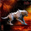 Beholder Miniatures - Realms of Ruins - Hellhounds with Armor 1