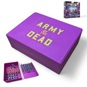 Zombicide Army of the Dead - Zombies storage box Fuchsia compatible