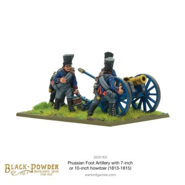 Napoleonic Prussian Foot Artillery with 7 or 10-inch Howitzer (1813-1815)