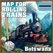 Rolling Trains - Botswana Map