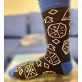 Socks - Meeples and Dice Black 1