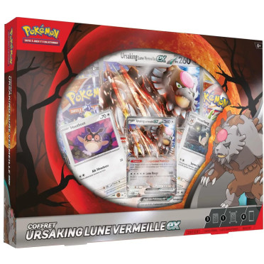 JCC Pokémon : Coffret Ursaking Lune Vermeille‑ex