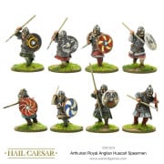 Hail Caesar - The Age of Arthur - Arthurian Royal Anglian Huscarl Spearmen