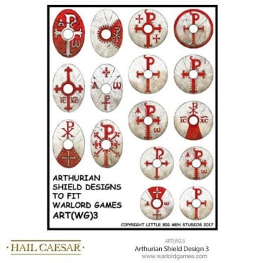 Hail Caesar - The Age of Arthur - Arthurian Shield Design 3