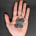 Pirate antique silver metal coins for board games / role-play games 9