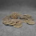 Pirate antique gold metal coins for board games / role-play games 28