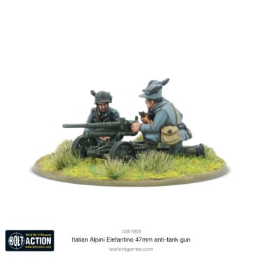 Bolt Action - Italian Alpini Elefantino 47mm Anti-tank Gun