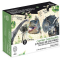 Coffret de 3 puzzles Dinosaures 0