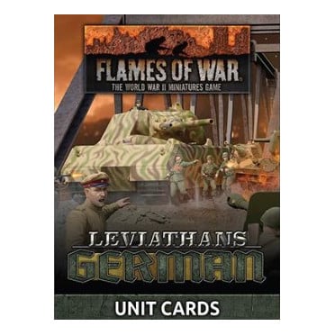 Flames of War - Late War Leviathans: German Unit Cards