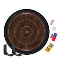 Pack Crokinole 'Dark' Complet + Kit de Fixation Mural 0