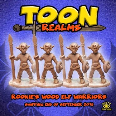 Toon Realms - Guerriers Elfes des Bois Débutants