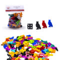 5PCS Owl Meeple Figurines 4