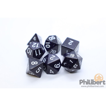 Stone Polyhedral Dice Set