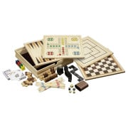 Set de Jeux de Société en Bois