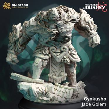 DM Stash - An Eastern Journey - Gyokusho JadeGolem [75mm]