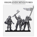 Highlands Miniatures - Gallia - Gallia Shooters: Handgunners with EMC 9