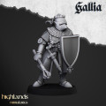 Highlands Miniatures - Gallia - Knights of Gallia on Foot 3