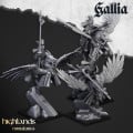 Highlands Miniatures - Gallia - Gallia Knigths on Pegasus with EMC 0