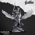 Highlands Miniatures - Gallia - Gallia Knigths on Pegasus with EMC 2