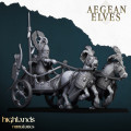 Highlands Miniatures - Aegean Elves -  Elf Chariot 2