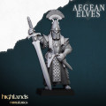 Highlands Miniatures - Aegean Elves - Swords of Messara with EMC 9