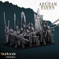 Highlands Miniatures - Aegean Elves - Elves Spearmen with EMC 0