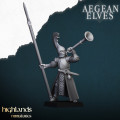 Highlands Miniatures - Aegean Elves - Elves Spearmen with EMC 3