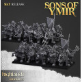 Highlands Miniatures - Sons Of Ymir - Dwarf Rangers Hache with EMC 2