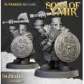 Highlands Miniatures - Sons Of Ymir - Dwarf Huscarls with EMC 4