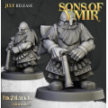 Highlands Miniatures - Sons Of Ymir - Dwarfs Marksmen with EMC 4