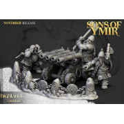 Highlands Miniatures - Sons Of Ymir - Dwarf Artillery Organ Gun