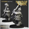 Highlands Miniatures - Sons Of Ymir - Dwarf Artillery Organ Gun 1