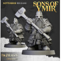 Highlands Miniatures - Sons Of Ymir - Dwarf Kingsguard with EMC 5