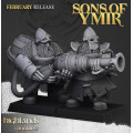 Highlands Miniatures - Sons Of Ymir - Dwarf Firespitters with EMC 10