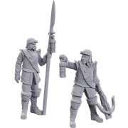 Wizkids Deep Cuts Unpainted Miniatures: Roadwardens Male & Female