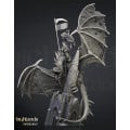 Highlands Miniatures - Transilvanya - Ezekiel, Lord Necromancer on Flying Monster 1