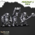 Highlands Miniatures - Moredhun's Orcs - Cave Trolls 1